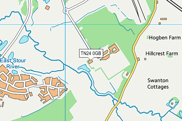 TN24 0GB map - OS VectorMap District (Ordnance Survey) TN24 0GB map - OS VectorMap District (Ordnance Survey)