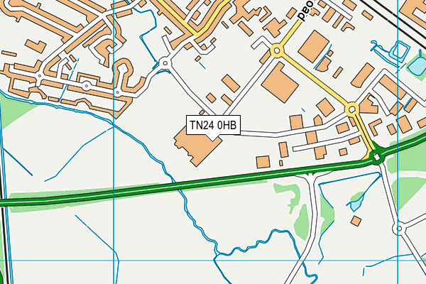 TN24 0HB map - OS VectorMap District (Ordnance Survey) TN24 0HB map - OS VectorMap District (Ordnance Survey)