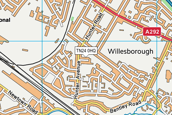 TN24 0HQ map - OS VectorMap District (Ordnance Survey) TN24 0HQ map - OS VectorMap District (Ordnance Survey)