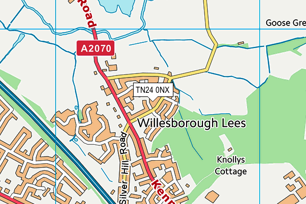 TN24 0NX map - OS VectorMap District (Ordnance Survey) TN24 0NX map - OS VectorMap District (Ordnance Survey)