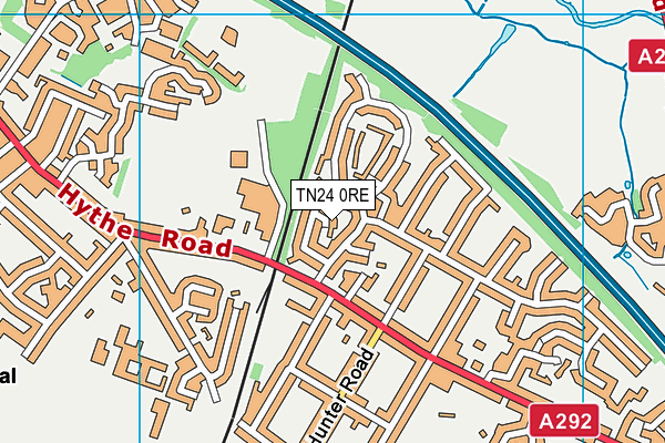TN24 0RE map - OS VectorMap District (Ordnance Survey) TN24 0RE map - OS VectorMap District (Ordnance Survey)