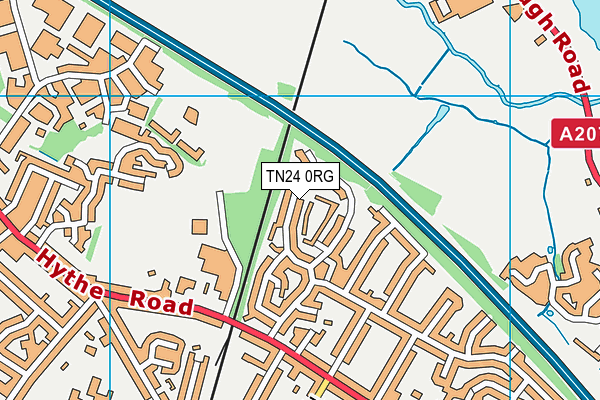 TN24 0RG map - OS VectorMap District (Ordnance Survey) TN24 0RG map - OS VectorMap District (Ordnance Survey)