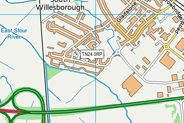 TN24 0RP map - OS VectorMap District (Ordnance Survey) TN24 0RP map - OS VectorMap District (Ordnance Survey)