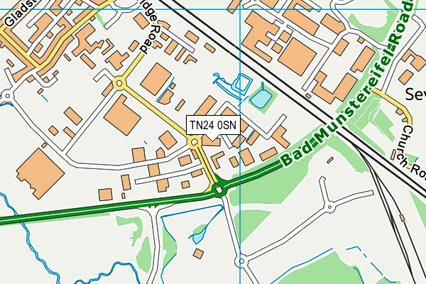 TN24 0SN map - OS VectorMap District (Ordnance Survey) TN24 0SN map - OS VectorMap District (Ordnance Survey)