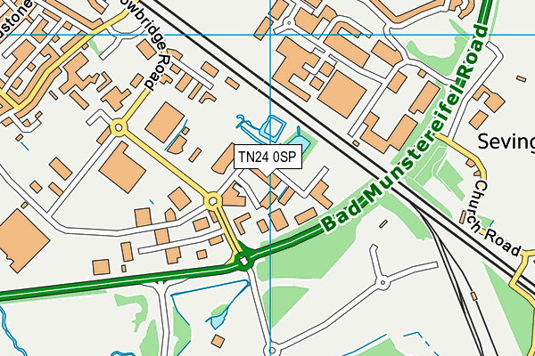 TN24 0SP map - OS VectorMap District (Ordnance Survey) TN24 0SP map - OS VectorMap District (Ordnance Survey)
