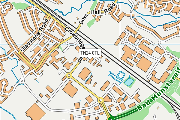 TN24 0TL map - OS VectorMap District (Ordnance Survey) TN24 0TL map - OS VectorMap District (Ordnance Survey)