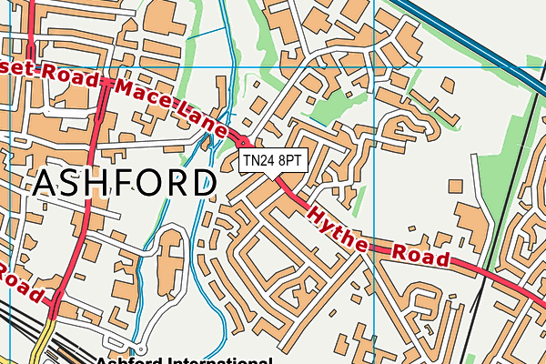 TN24 8PT map - OS VectorMap District (Ordnance Survey) TN24 8PT map - OS VectorMap District (Ordnance Survey)