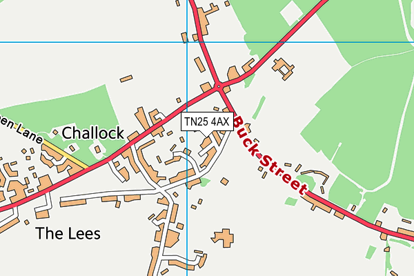 TN25 4AX map - OS VectorMap District (Ordnance Survey) TN25 4AX map - OS VectorMap District (Ordnance Survey)