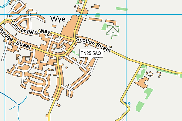TN25 5AQ map - OS VectorMap District (Ordnance Survey) TN25 5AQ map - OS VectorMap District (Ordnance Survey)