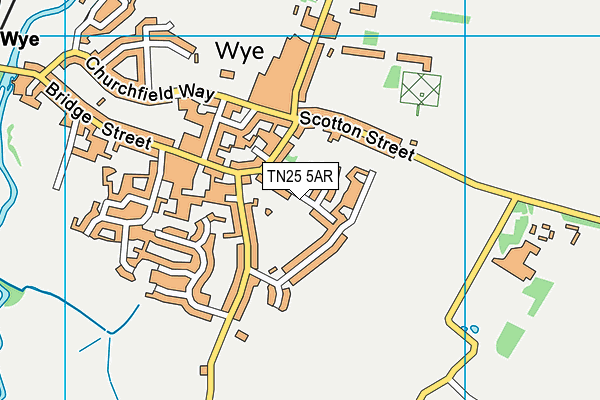 TN25 5AR map - OS VectorMap District (Ordnance Survey) TN25 5AR map - OS VectorMap District (Ordnance Survey)