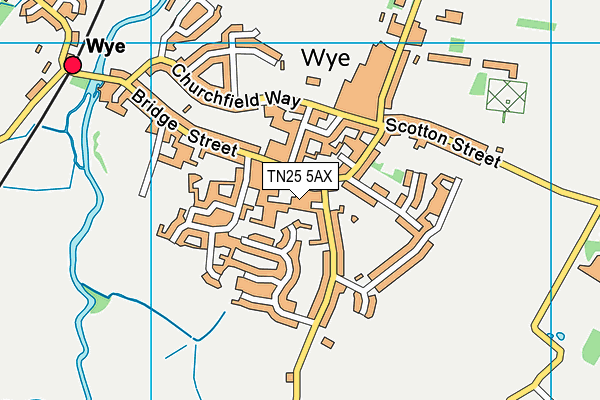 TN25 5AX map - OS VectorMap District (Ordnance Survey) TN25 5AX map - OS VectorMap District (Ordnance Survey)