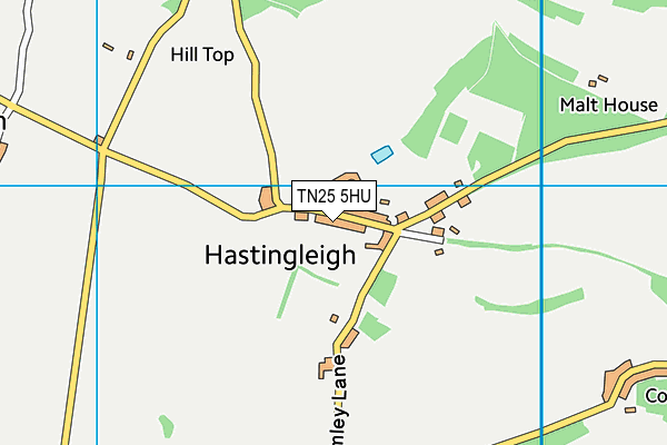 TN25 5HU map - OS VectorMap District (Ordnance Survey) TN25 5HU map - OS VectorMap District (Ordnance Survey)