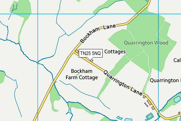 TN25 5NQ map - OS VectorMap District (Ordnance Survey) TN25 5NQ map - OS VectorMap District (Ordnance Survey)