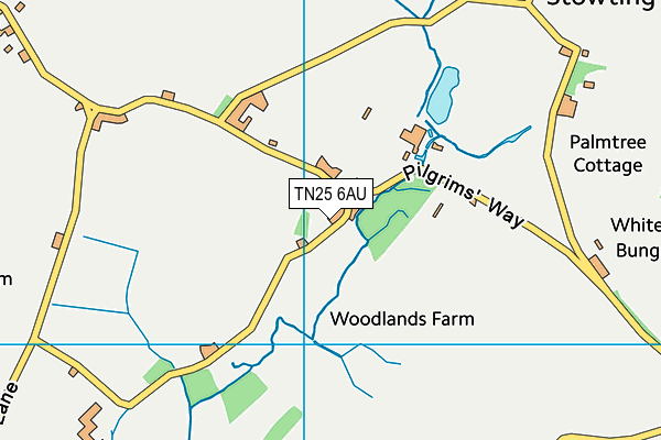 TN25 6AU map - OS VectorMap District (Ordnance Survey) TN25 6AU map - OS VectorMap District (Ordnance Survey)