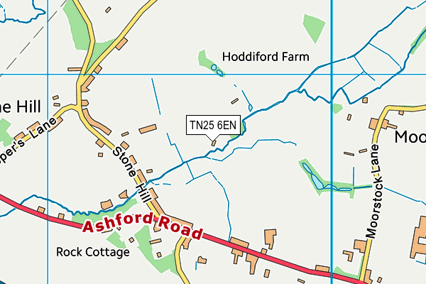 TN25 6EN map - OS VectorMap District (Ordnance Survey) TN25 6EN map - OS VectorMap District (Ordnance Survey)