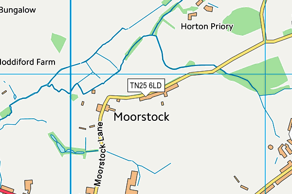 TN25 6LD map - OS VectorMap District (Ordnance Survey) TN25 6LD map - OS VectorMap District (Ordnance Survey)