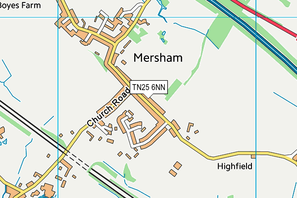 TN25 6NN map - OS VectorMap District (Ordnance Survey) TN25 6NN map - OS VectorMap District (Ordnance Survey)