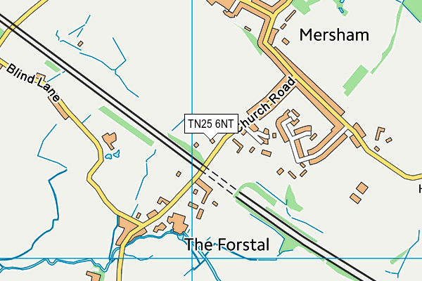 TN25 6NT map - OS VectorMap District (Ordnance Survey) TN25 6NT map - OS VectorMap District (Ordnance Survey)