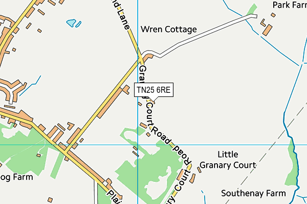 TN25 6RE map - OS VectorMap District (Ordnance Survey) TN25 6RE map - OS VectorMap District (Ordnance Survey)