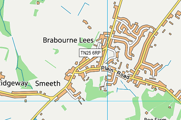 TN25 6RP map - OS VectorMap District (Ordnance Survey) TN25 6RP map - OS VectorMap District (Ordnance Survey)