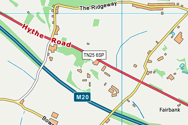 TN25 6SP map - OS VectorMap District (Ordnance Survey) TN25 6SP map - OS VectorMap District (Ordnance Survey)