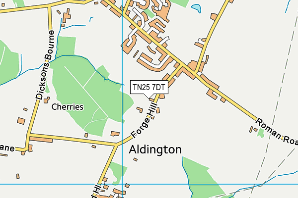 TN25 7DT map - OS VectorMap District (Ordnance Survey) TN25 7DT map - OS VectorMap District (Ordnance Survey)