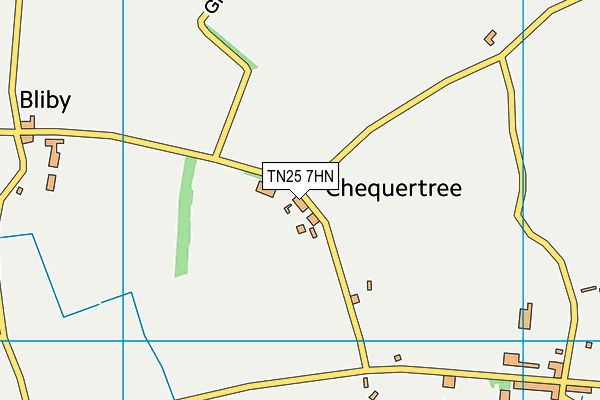 TN25 7HN map - OS VectorMap District (Ordnance Survey) TN25 7HN map - OS VectorMap District (Ordnance Survey)