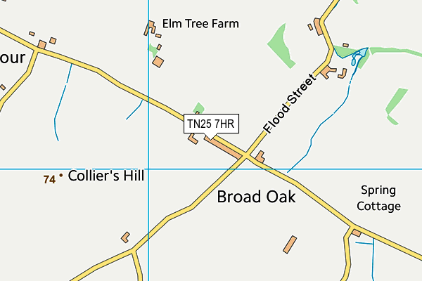 TN25 7HR map - OS VectorMap District (Ordnance Survey) TN25 7HR map - OS VectorMap District (Ordnance Survey)