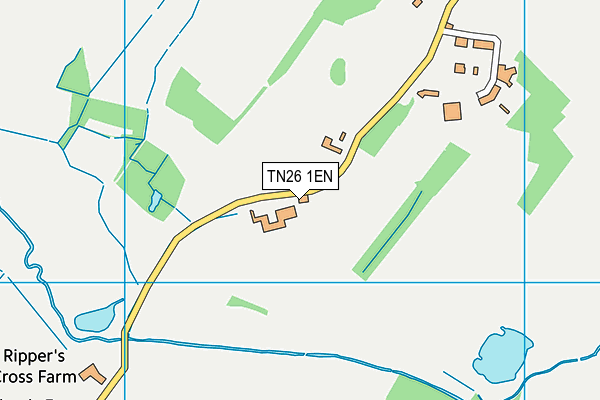TN26 1EN map - OS VectorMap District (Ordnance Survey) TN26 1EN map - OS VectorMap District (Ordnance Survey)