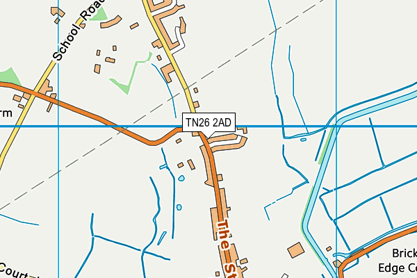 TN26 2AD map - OS VectorMap District (Ordnance Survey) TN26 2AD map - OS VectorMap District (Ordnance Survey)