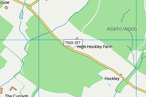 TN26 2ET map - OS VectorMap District (Ordnance Survey) TN26 2ET map - OS VectorMap District (Ordnance Survey)