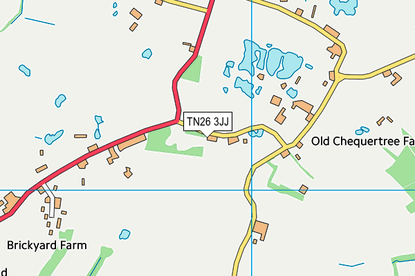 TN26 3JJ map - OS VectorMap District (Ordnance Survey) TN26 3JJ map - OS VectorMap District (Ordnance Survey)
