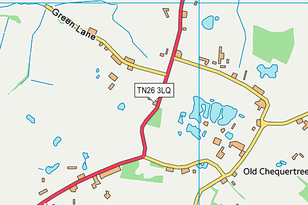 TN26 3LQ map - OS VectorMap District (Ordnance Survey) TN26 3LQ map - OS VectorMap District (Ordnance Survey)