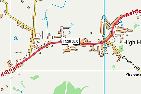 TN26 3LX map - OS VectorMap District (Ordnance Survey) TN26 3LX map - OS VectorMap District (Ordnance Survey)