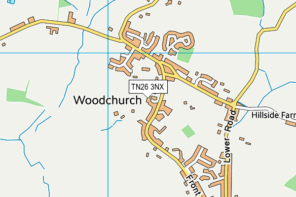 TN26 3NX map - OS VectorMap District (Ordnance Survey) TN26 3NX map - OS VectorMap District (Ordnance Survey)
