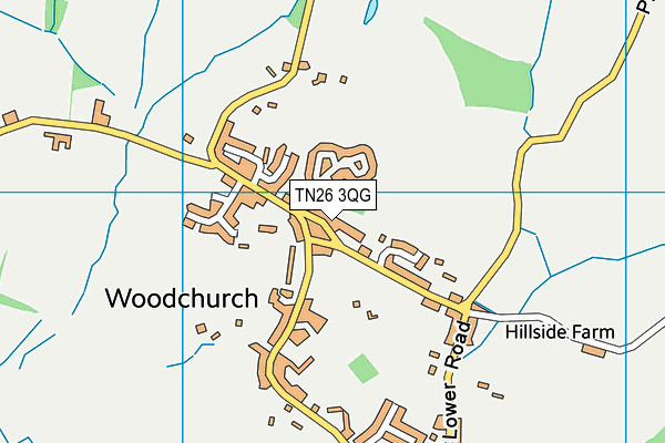 TN26 3QG map - OS VectorMap District (Ordnance Survey) TN26 3QG map - OS VectorMap District (Ordnance Survey)