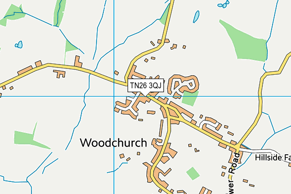 TN26 3QJ map - OS VectorMap District (Ordnance Survey) TN26 3QJ map - OS VectorMap District (Ordnance Survey)