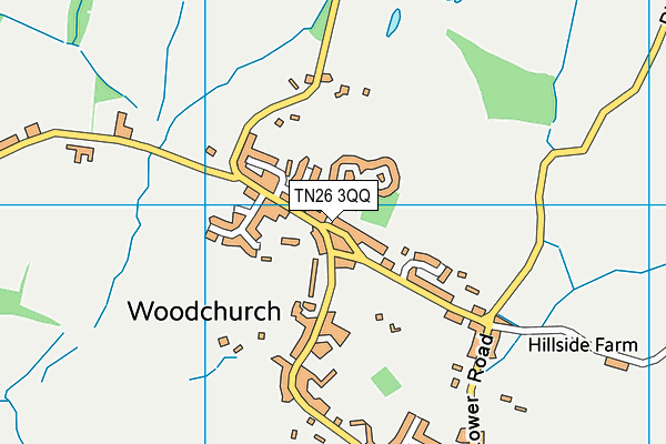 TN26 3QQ map - OS VectorMap District (Ordnance Survey) TN26 3QQ map - OS VectorMap District (Ordnance Survey)