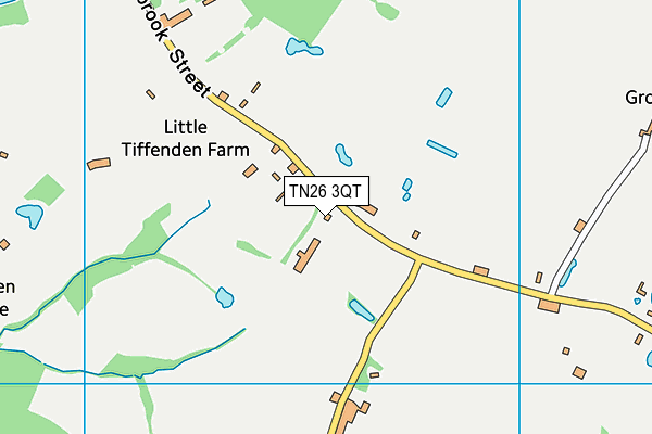 TN26 3QT map - OS VectorMap District (Ordnance Survey) TN26 3QT map - OS VectorMap District (Ordnance Survey)