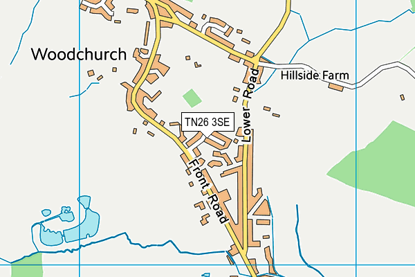TN26 3SE map - OS VectorMap District (Ordnance Survey) TN26 3SE map - OS VectorMap District (Ordnance Survey)