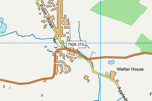 TN26 3TG map - OS VectorMap District (Ordnance Survey) TN26 3TG map - OS VectorMap District (Ordnance Survey)