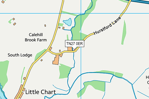 TN27 0ER map - OS VectorMap District (Ordnance Survey) TN27 0ER map - OS VectorMap District (Ordnance Survey)