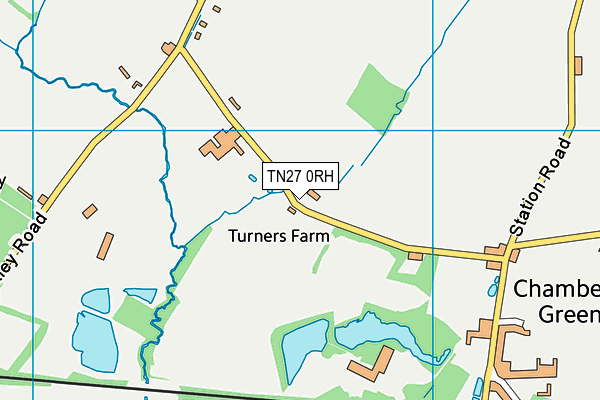 TN27 0RH map - OS VectorMap District (Ordnance Survey) TN27 0RH map - OS VectorMap District (Ordnance Survey)