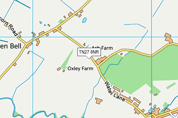TN27 8NR map - OS VectorMap District (Ordnance Survey)