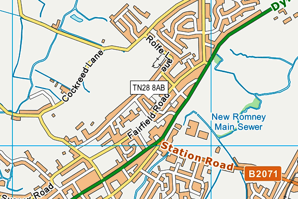 TN28 8AB map - OS VectorMap District (Ordnance Survey) TN28 8AB map - OS VectorMap District (Ordnance Survey)