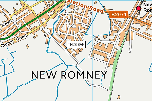 TN28 8AF map - OS VectorMap District (Ordnance Survey) TN28 8AF map - OS VectorMap District (Ordnance Survey)