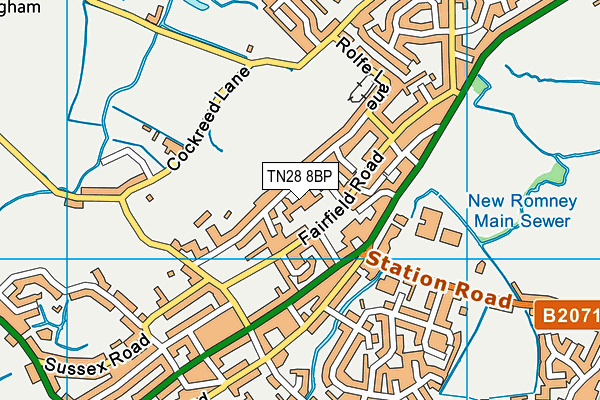 TN28 8BP map - OS VectorMap District (Ordnance Survey) TN28 8BP map - OS VectorMap District (Ordnance Survey)