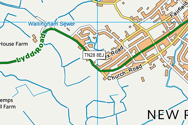 TN28 8EJ map - OS VectorMap District (Ordnance Survey) TN28 8EJ map - OS VectorMap District (Ordnance Survey)