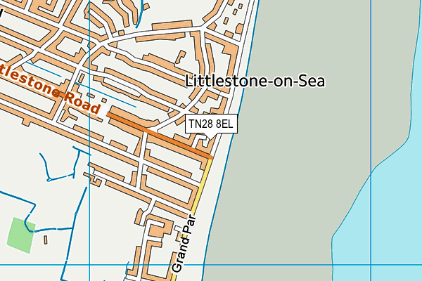 TN28 8EL map - OS VectorMap District (Ordnance Survey) TN28 8EL map - OS VectorMap District (Ordnance Survey)