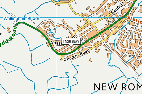 TN28 8EW map - OS VectorMap District (Ordnance Survey) TN28 8EW map - OS VectorMap District (Ordnance Survey)